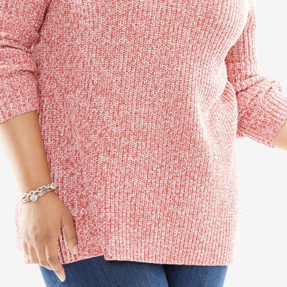 Pullover Shaker Sweater(3x) - Picture 3 of 4